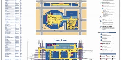 Penn station Манхэттэн газрын зураг