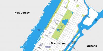 Манхэттэн хотын газрын зураг хэвлэх