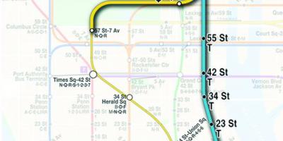 Газрын зураг хоер дахь өргөн чөлөө метро